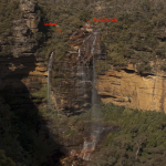 Wentworth Falls (with annotations)